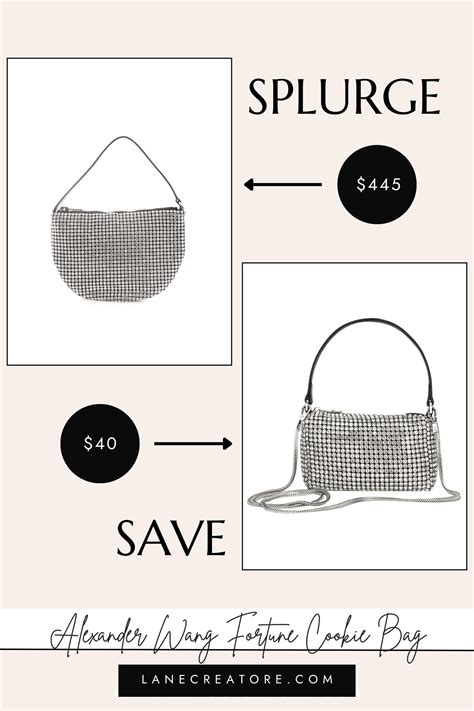 alexander wang rhinestone bag dupe
